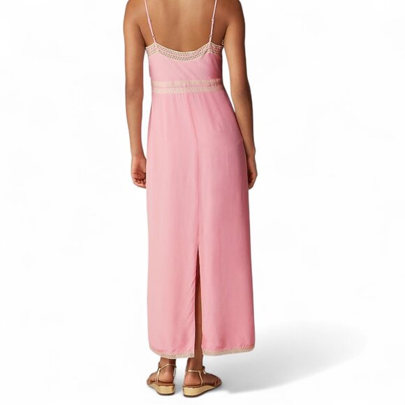 J. Crew Pintuck lace-trim slip dress in crepe de chine Size 10 - Picture 3 of 9